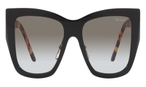 Rechteckige Prada Sonnenbrille (schwarz) PR 21YS 1AB0A7