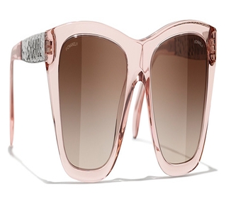 Rechteckige Sonnenbrille