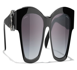 Schmetterlingsförmige Sonnenbrille