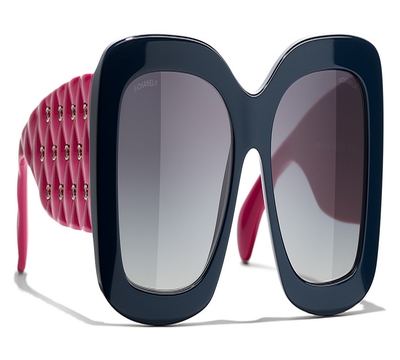 Rechteckige Sonnenbrille