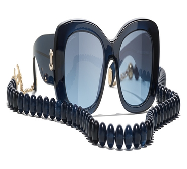 Rechteckige Sonnenbrille
