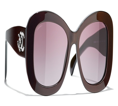 Rechteckige Sonnenbrille