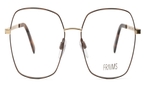 Hexagonalförmige FRAIMS Brille (gold) 03-15000 01 5515