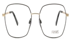 Hexagonalförmige FRAIMS Brille (gold) 03-15000 02 5515