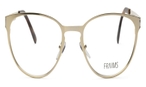 Katzenaugenförmige Fraims Brille (gold) 03-15050 01