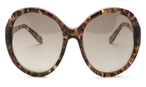 Schmetterlingsförmige Gerry Weber Sonnenbrille (havanna) GW7116 07