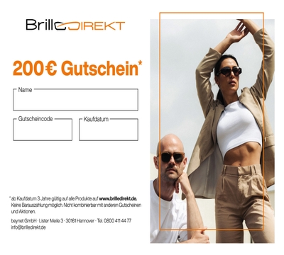 Geschenkgutschein 200 €
