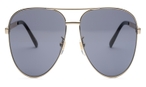 Pilotenförmige Gucci Sonnenbrille (gold) 1233SA-001