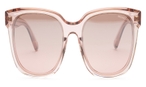 Panto/Runde Moncler Sonnenbrille (transparent, rosé) ML0198 72Z