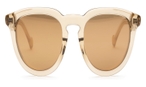 Panto/Runde Moncler Sonnenbrille (orange) ML0229 57L