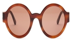 Runde Moncler Sonnenbrille (havanna) ML0243 54E