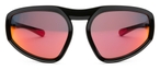 Umschließende Moncler Sonnenbrille (schwarz) ML0248 01U