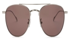 Panto/Runde Montblanc Sonnenbrille (silber) MB0211S 006