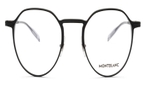 Panto/Runde Montblanc Sonnenbrille (matt, schwarz) MB0233O 001