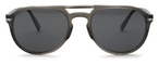 Pilotförmige Persol Sonnenbrille (grau) PO3235S 110348