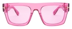 Trapezförmige Tom Ford Sonnenbrille (pink) FT0711 75S
