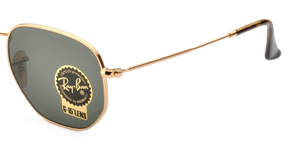 Ray ban wayfarer gold trim on sale