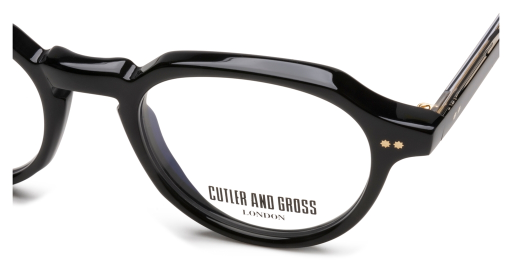 CUTLER AND GROSS カトラーアンドグロス サングラス ブラック ブルー系【中古】12502K101