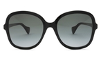 Schmetterlingsförmige Gucci Sonnenbrille (schwarz) GG1178S 002