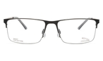 Rechteckige Jaguar Brille (schwarz) 33631 6100