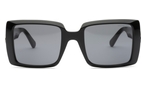 Rechteckige Moncler Sonnenbrille (schwarz) ML0244 01A