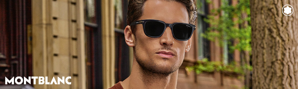 Eckige Sonnenbrille mit schwarzer Azetatfassung - Luxus Sonnenbrillen –  Montblanc® DE